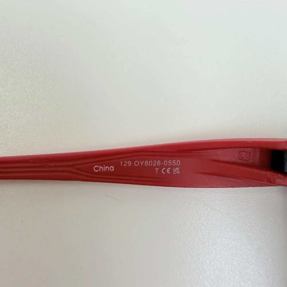 Oakley Bunt OY8026-0550 Youth Eyeglasses Frames Matte Black Red Orange 50-16-129